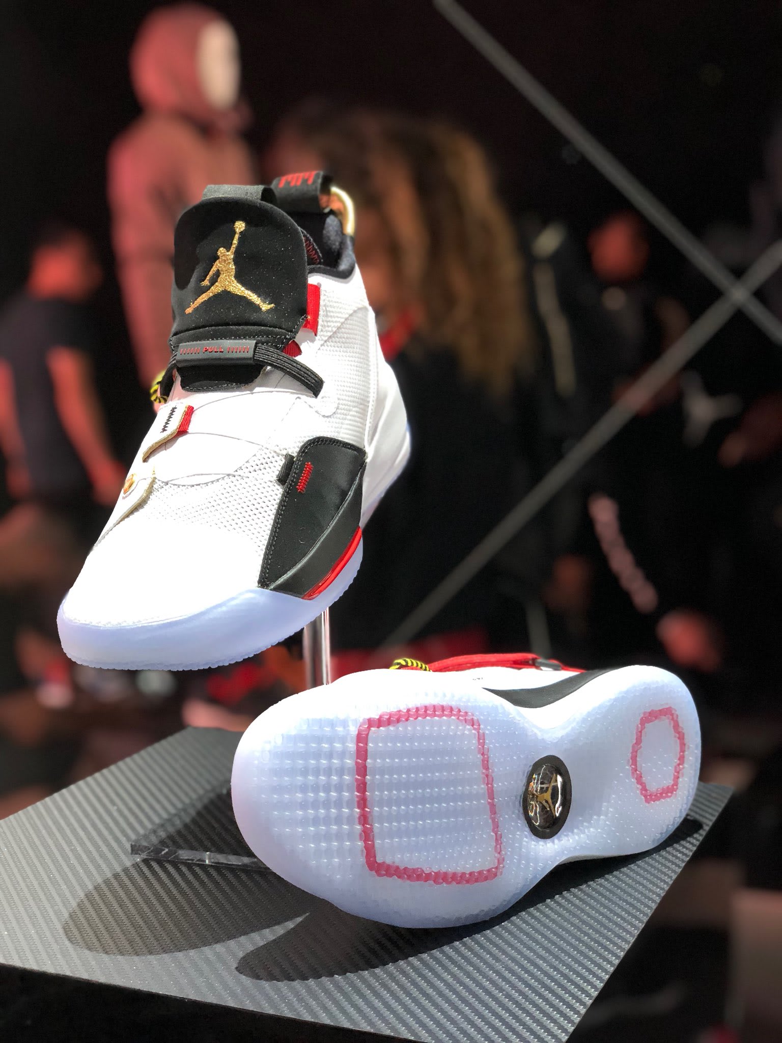 jordan 33 white black red