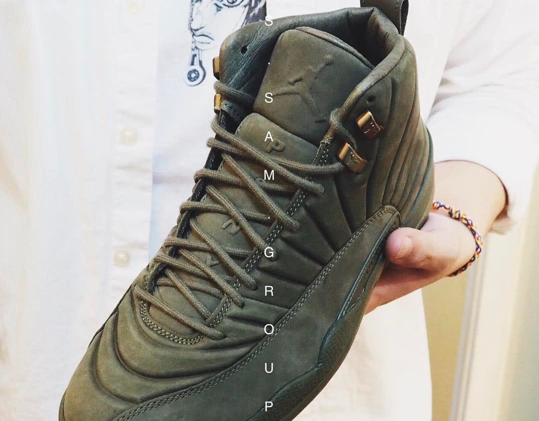 PSNY x Air Jordan 12 Olive Release Date (2)