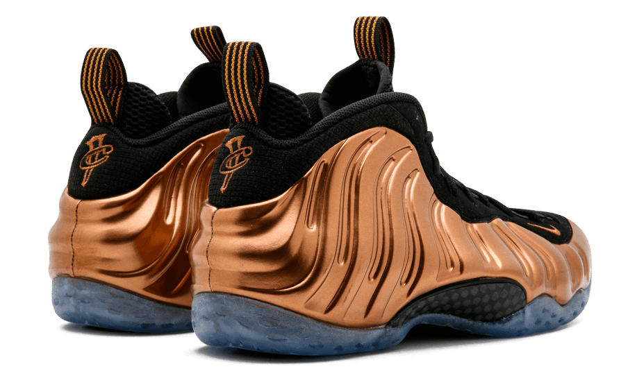 Copper Nike Air Foamposite One Heel