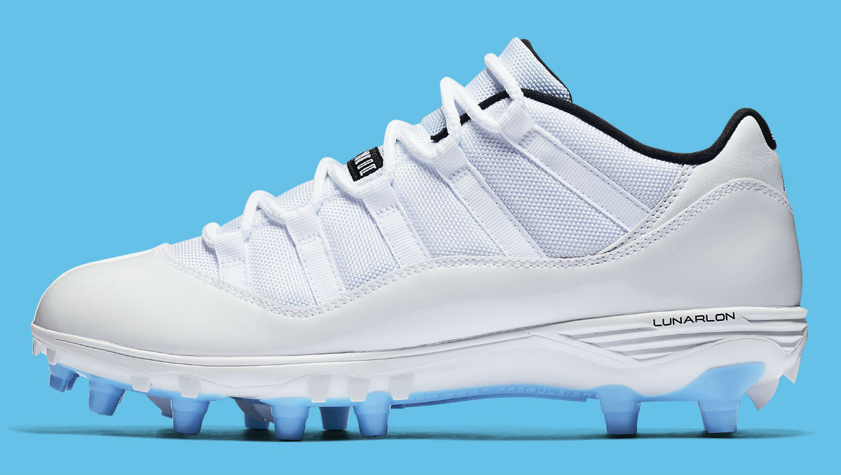 jordan 11 blue cleats