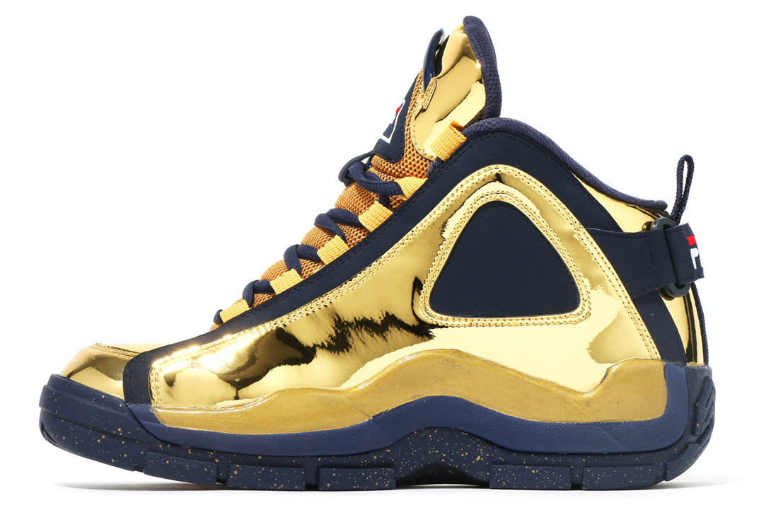Kinetics x Fila 96 Grant Hill Gold Release Date Medial