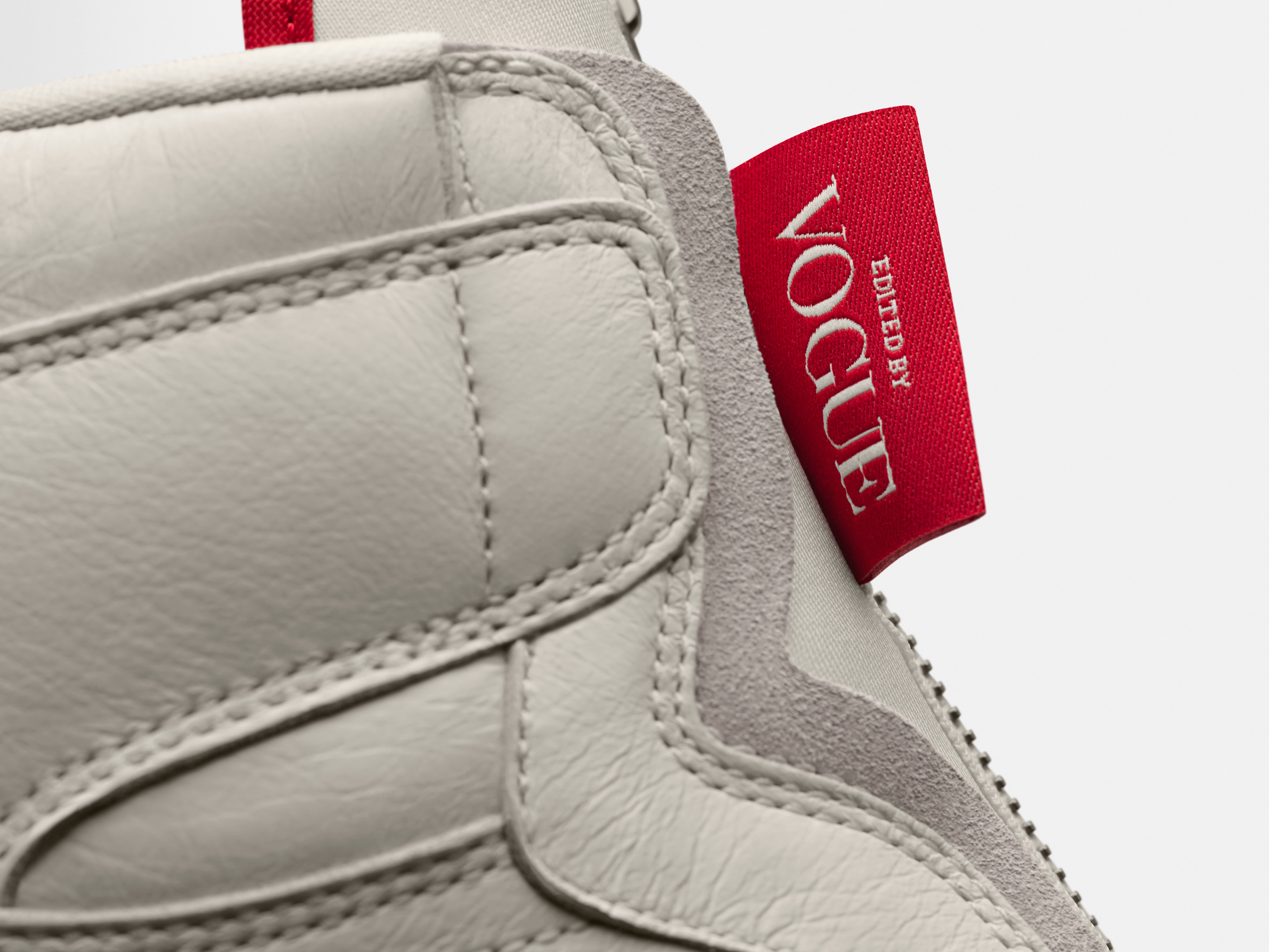 Vogue x Air Jordan 1 Zip AWOK 'Sail' (Detail)