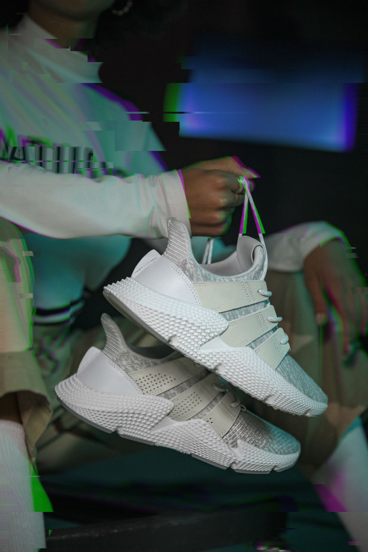 adidas prophere white on feet