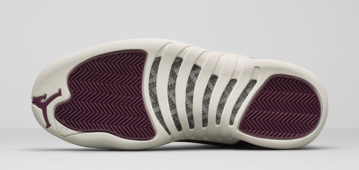 Air Jordan 12 Bordeaux Outsole 130690-617