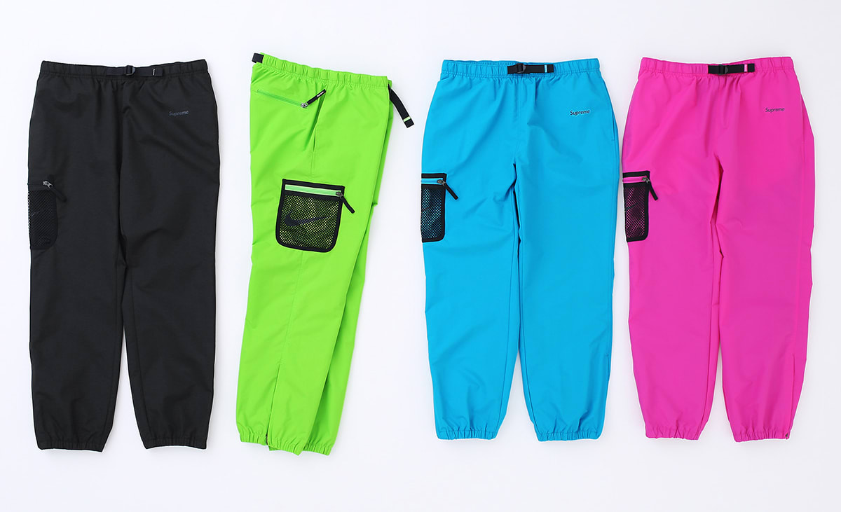 supreme nike velour pants