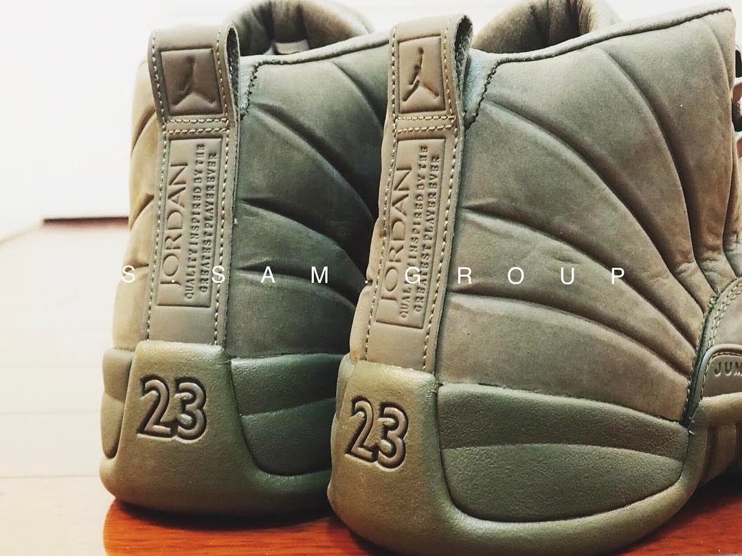 PSNY x Air Jordan 12 Olive Release Date (5)