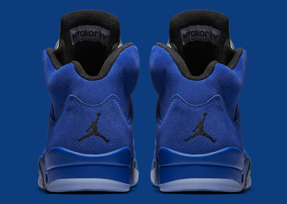 Air Jordan 5 Royal Blue Suede Flight Suit Release Date 136027-401 ...