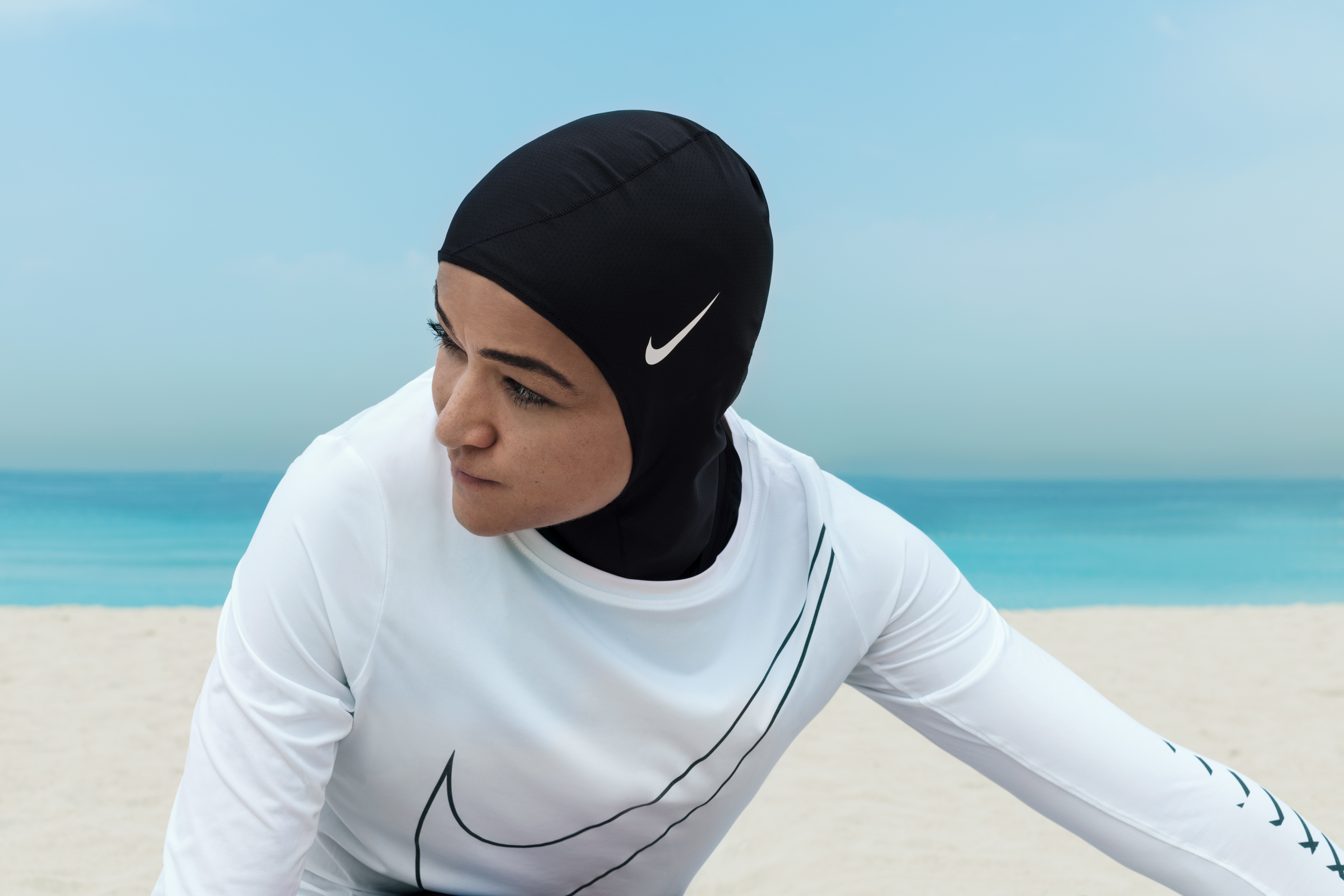 hijab sport nike original