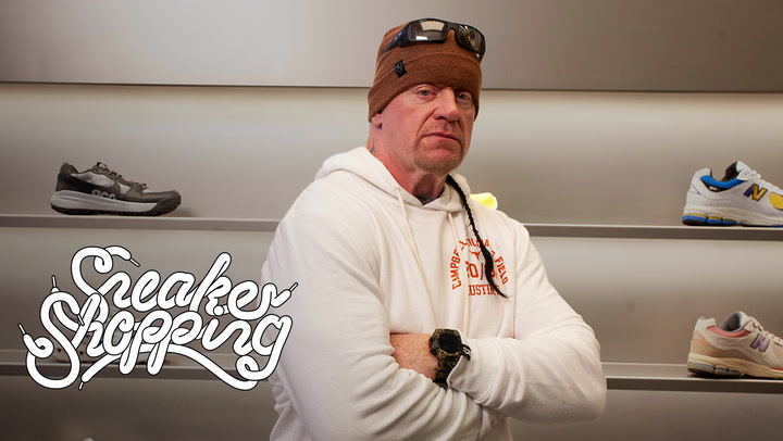 the undertaker goes sneaker shopping with