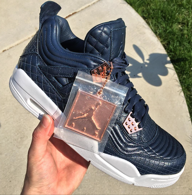 jordan 4 obsidian on feet