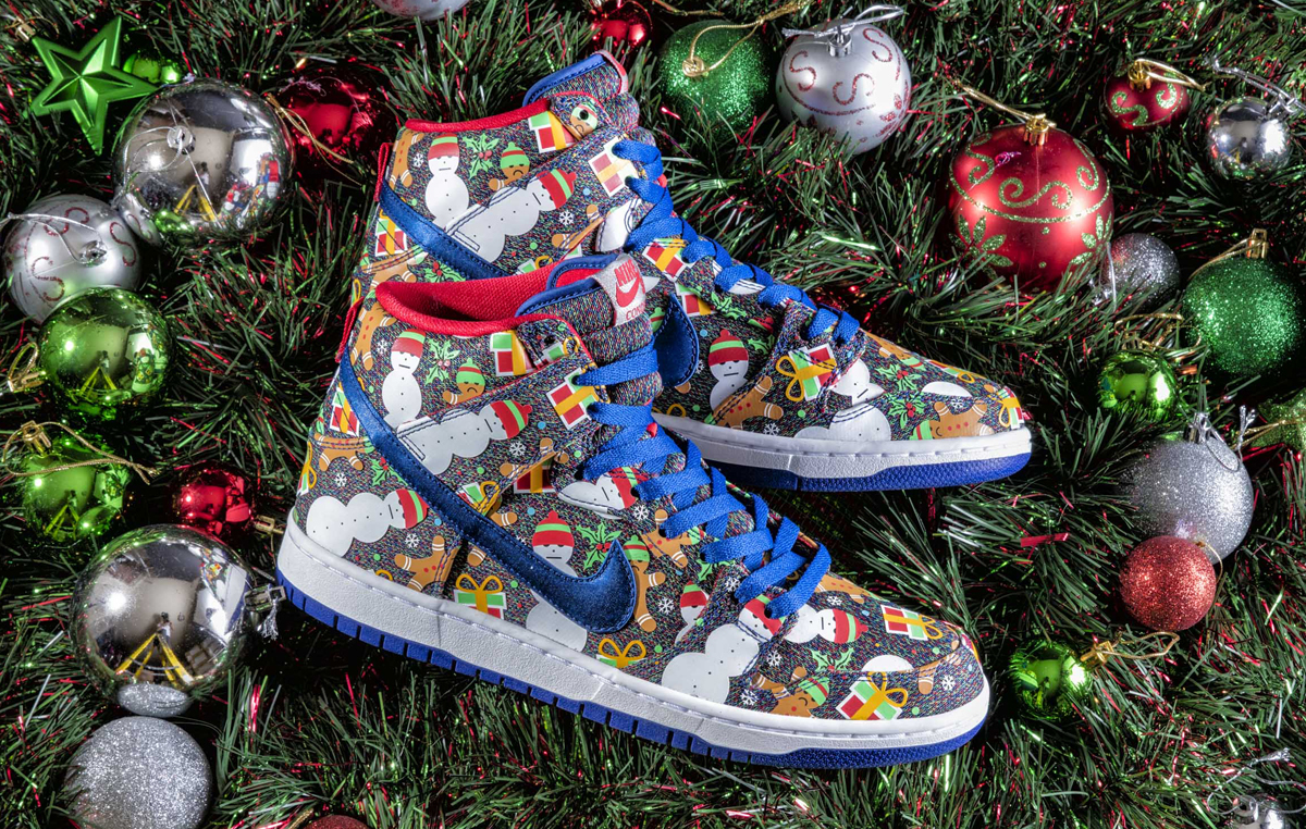 ugly christmas sweater jordans