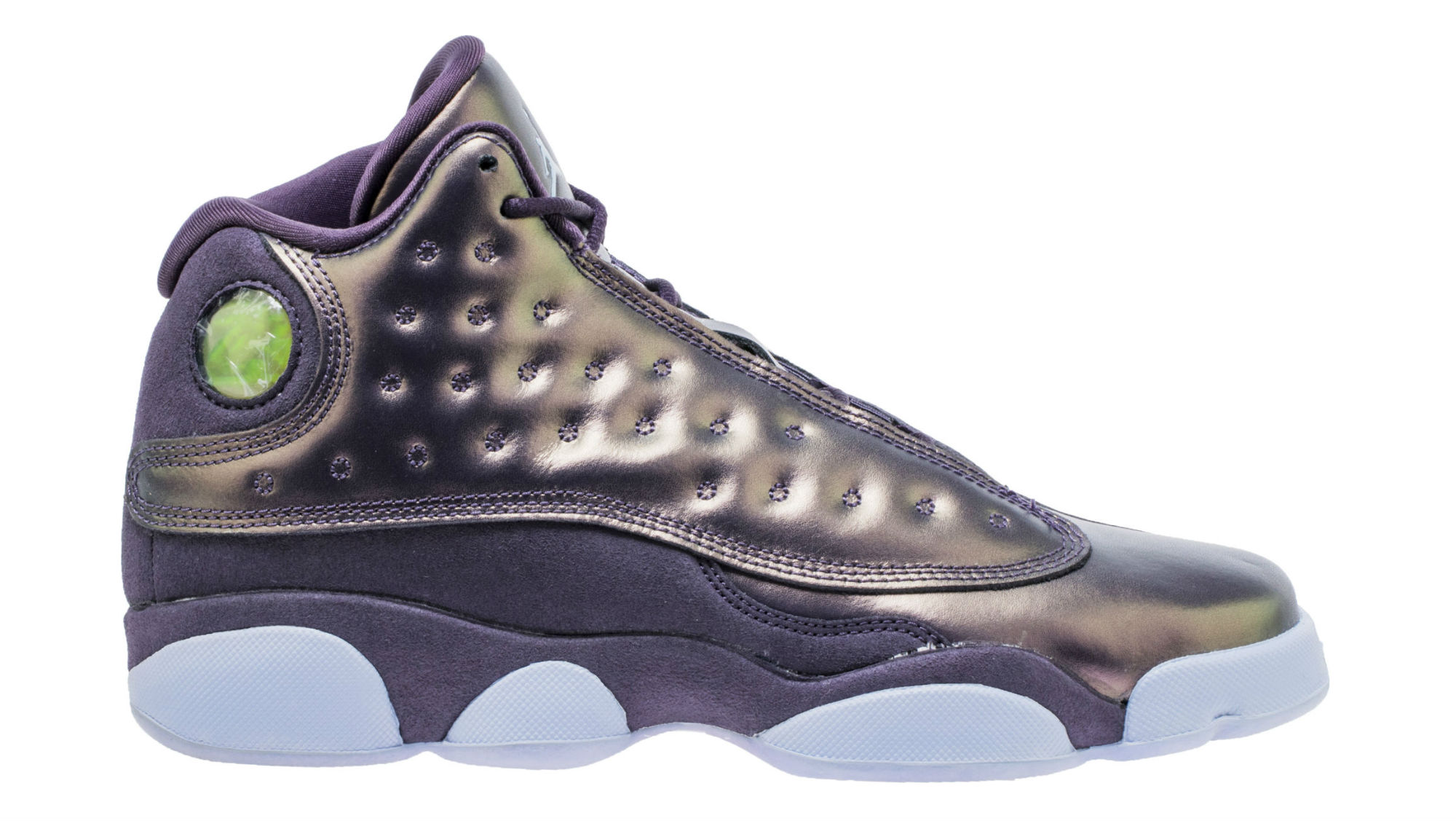 shiny purple jordans