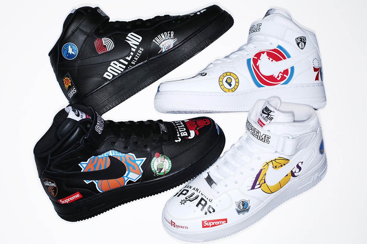 supreme x nba x air force