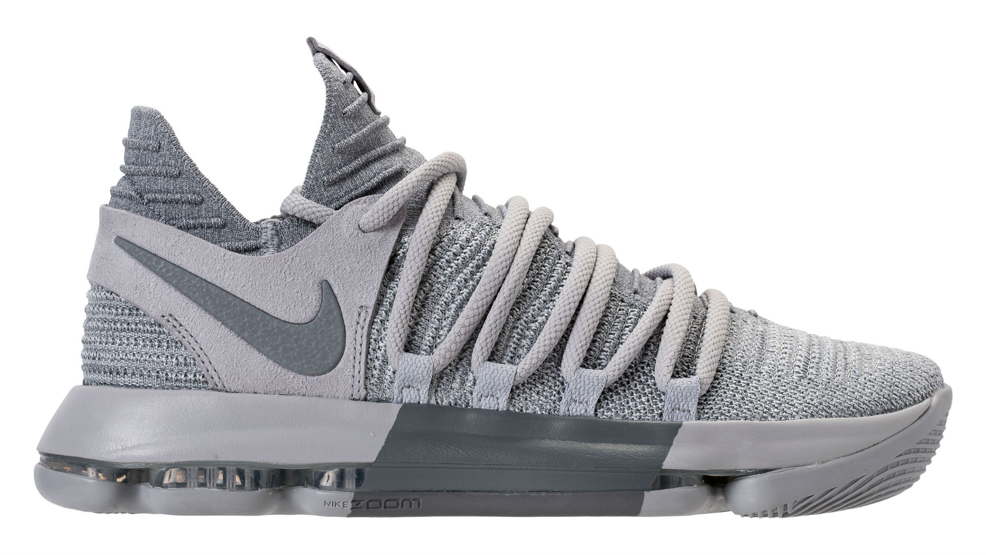 Nike KD 10 Wolf Grery Cool Grey Release 