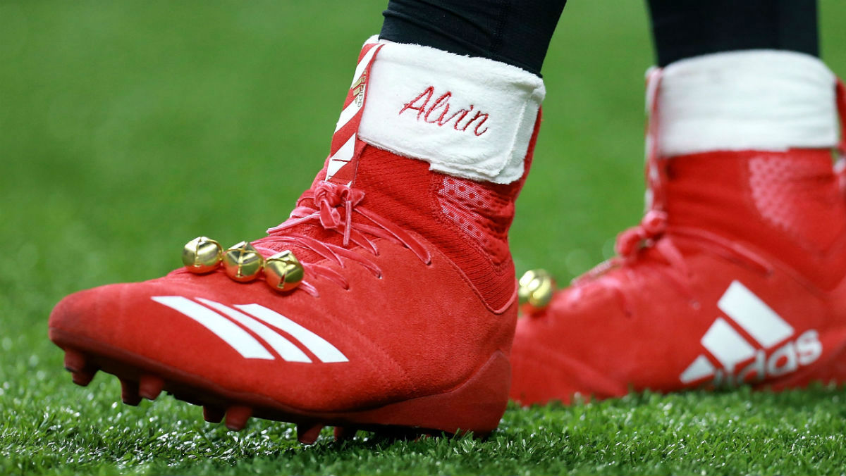 all red adidas football cleats