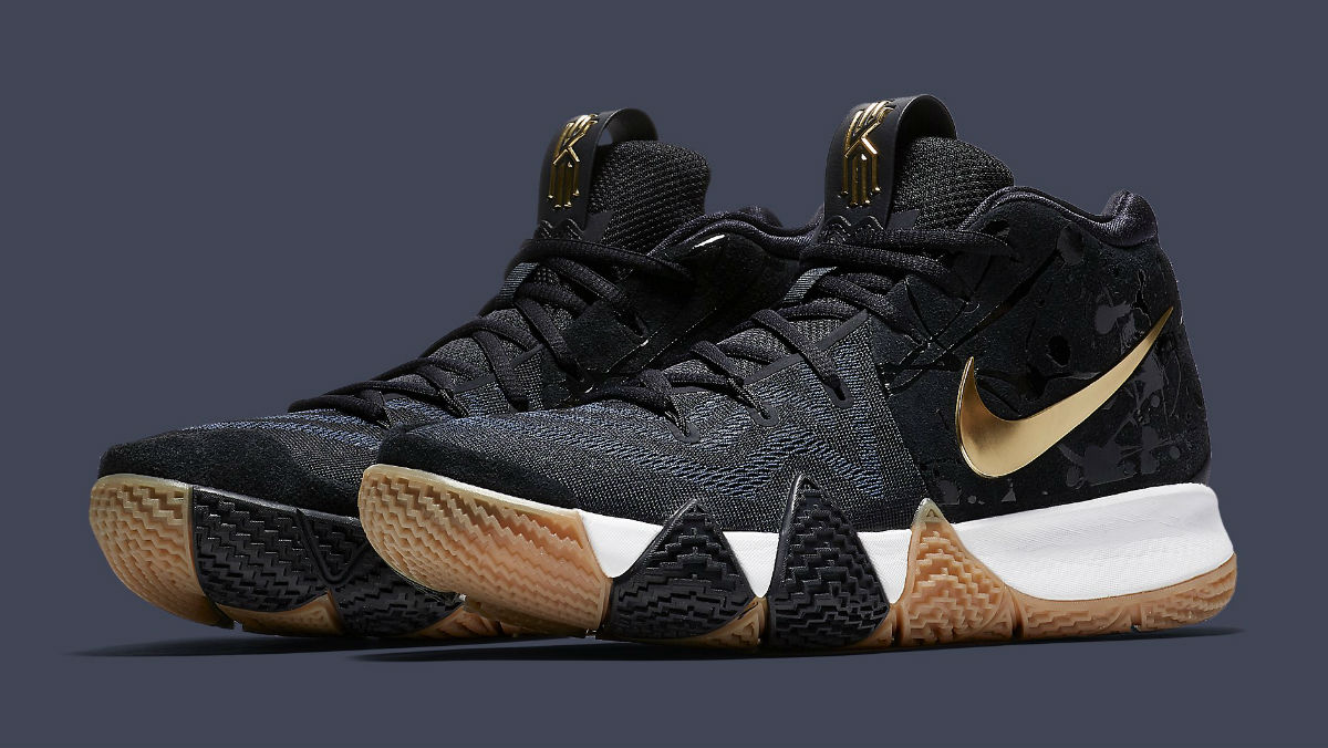 Nike Kyrie 4 Pitch Blue Gold Release 