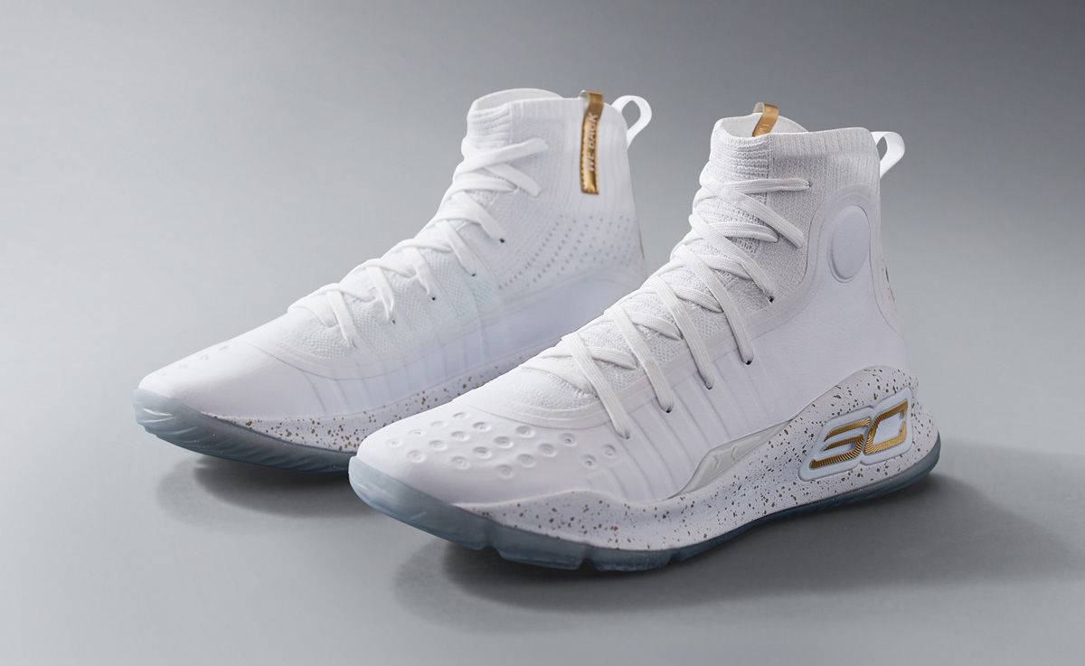 curry 4s all white