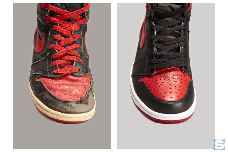 Banned Air Jordan 1 1985 vs. 2016 