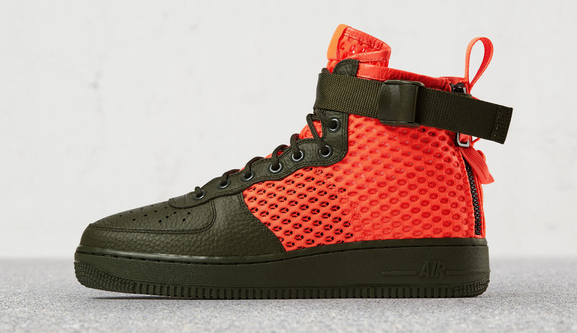 green black and orange air force 1