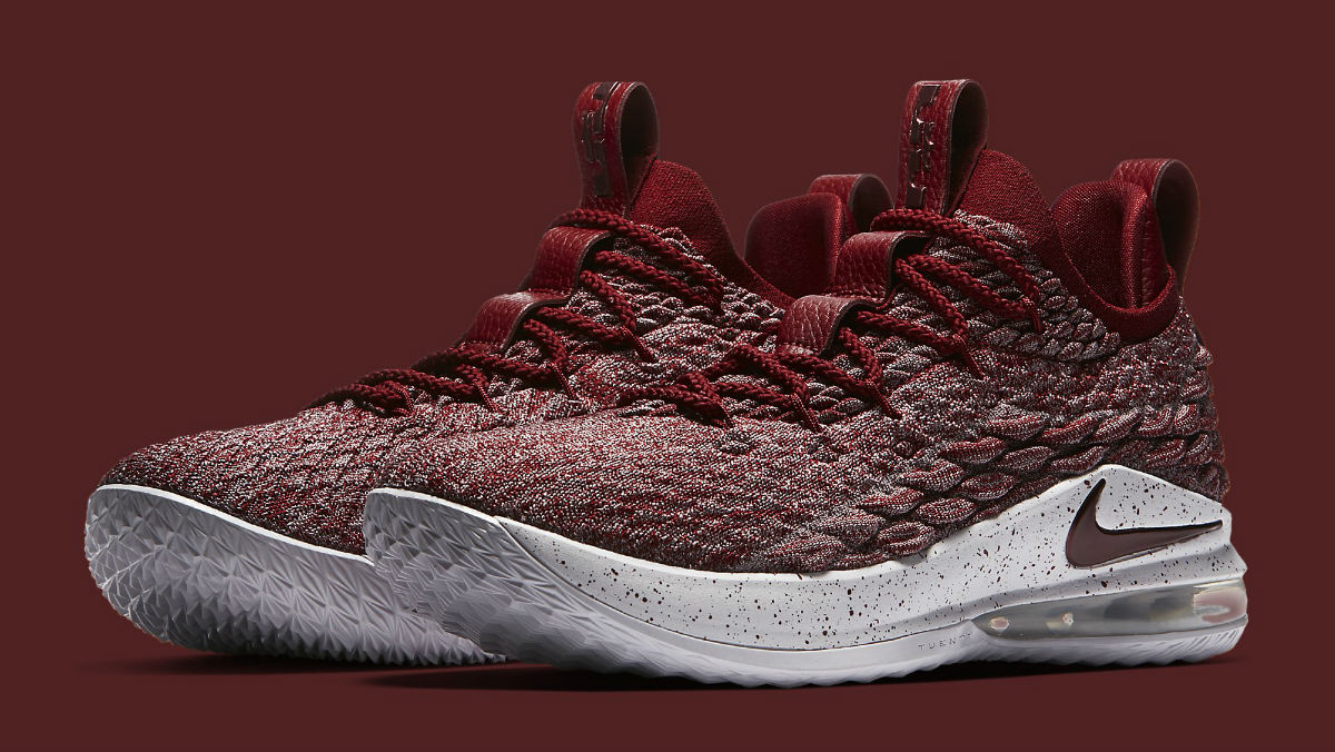 lebron 15 low team red
