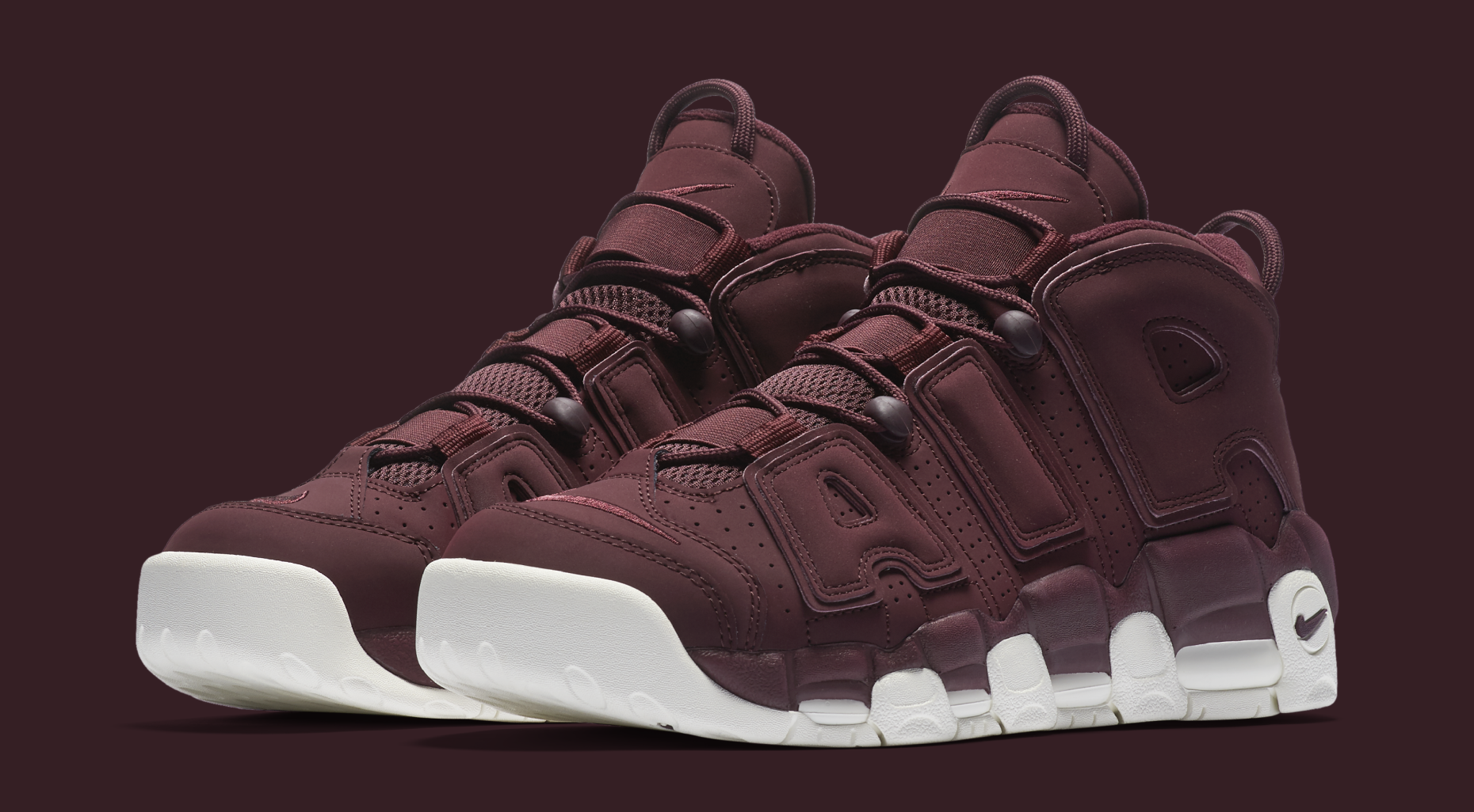 nike air more uptempo bordeaux