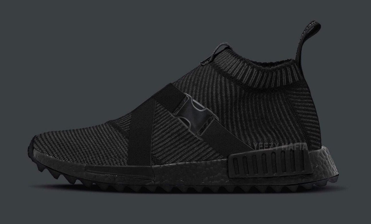 adidas city sock triple black