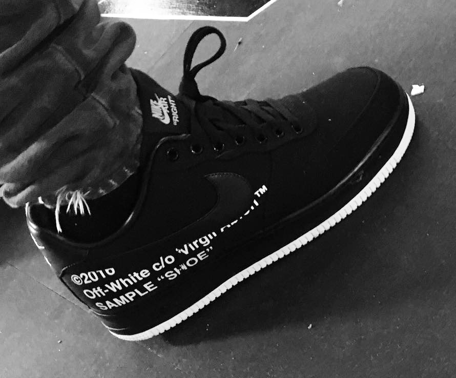 air force one x off white black