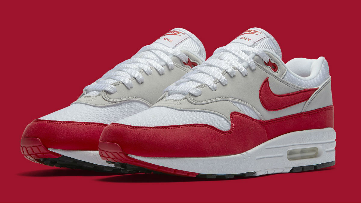 air max one red white