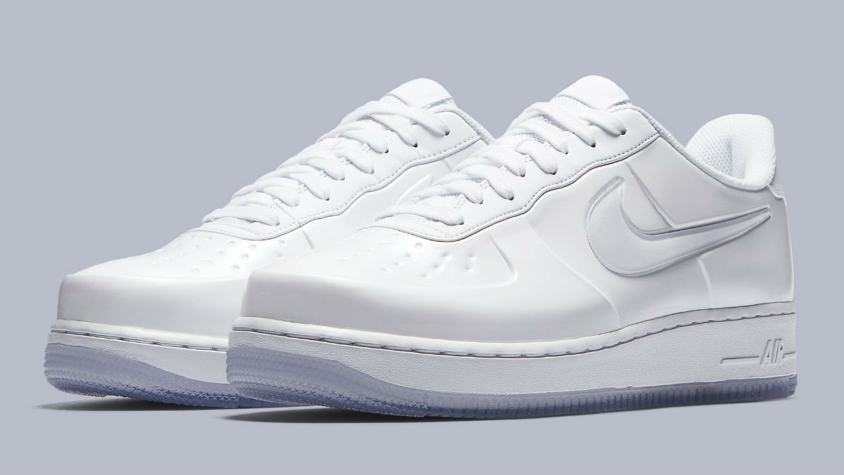 white nike air force 1 foamposite