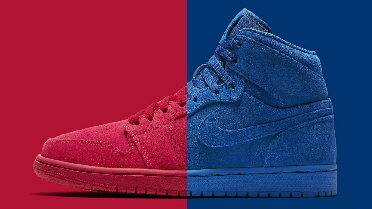 air jordan 1 retro high bg red suede