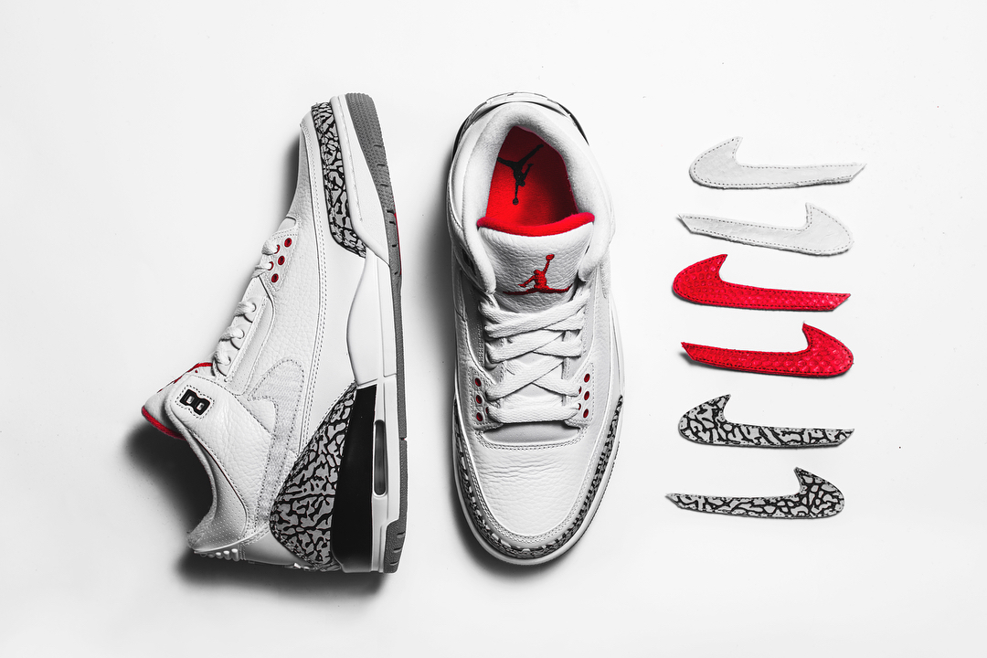 jordan 3 with nike sign