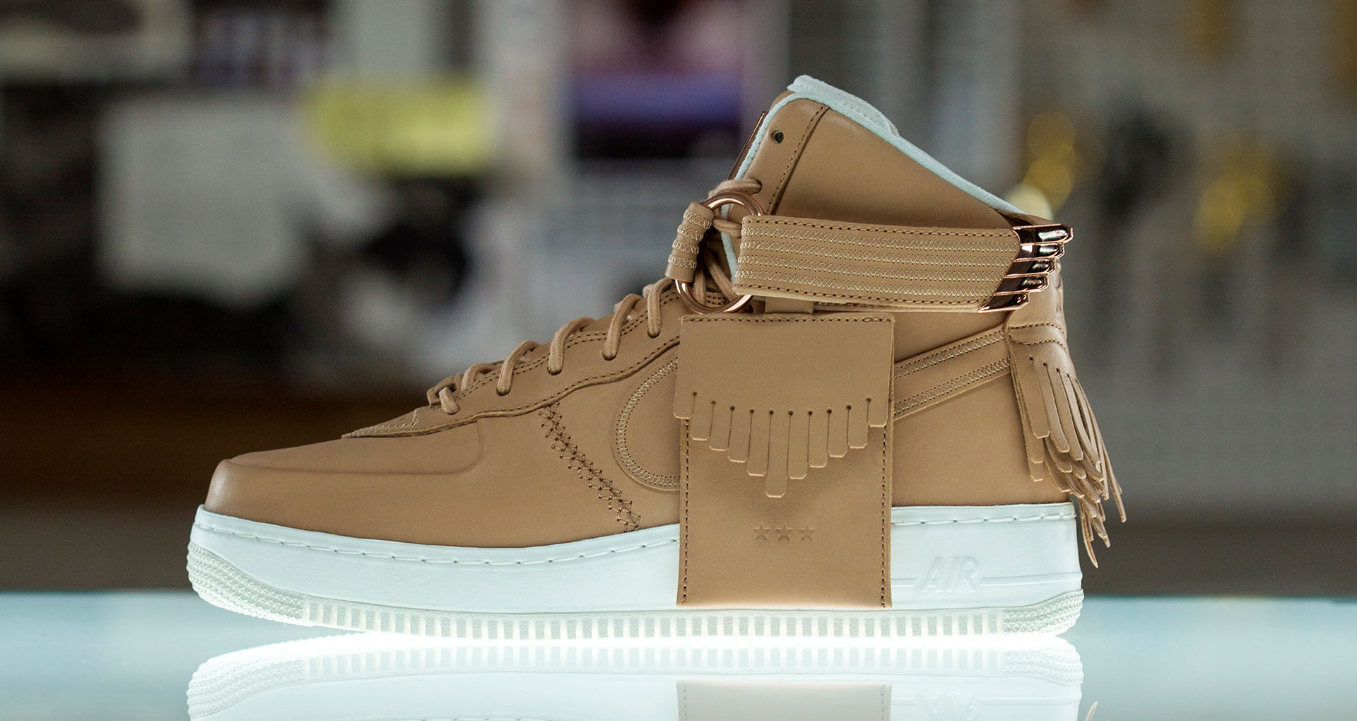 tan air force 1s