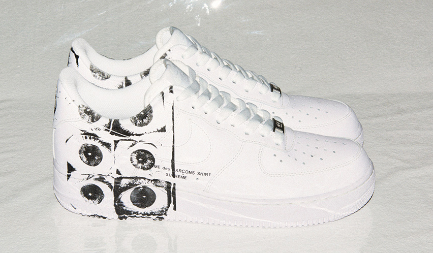 supreme comme des garcons shoes