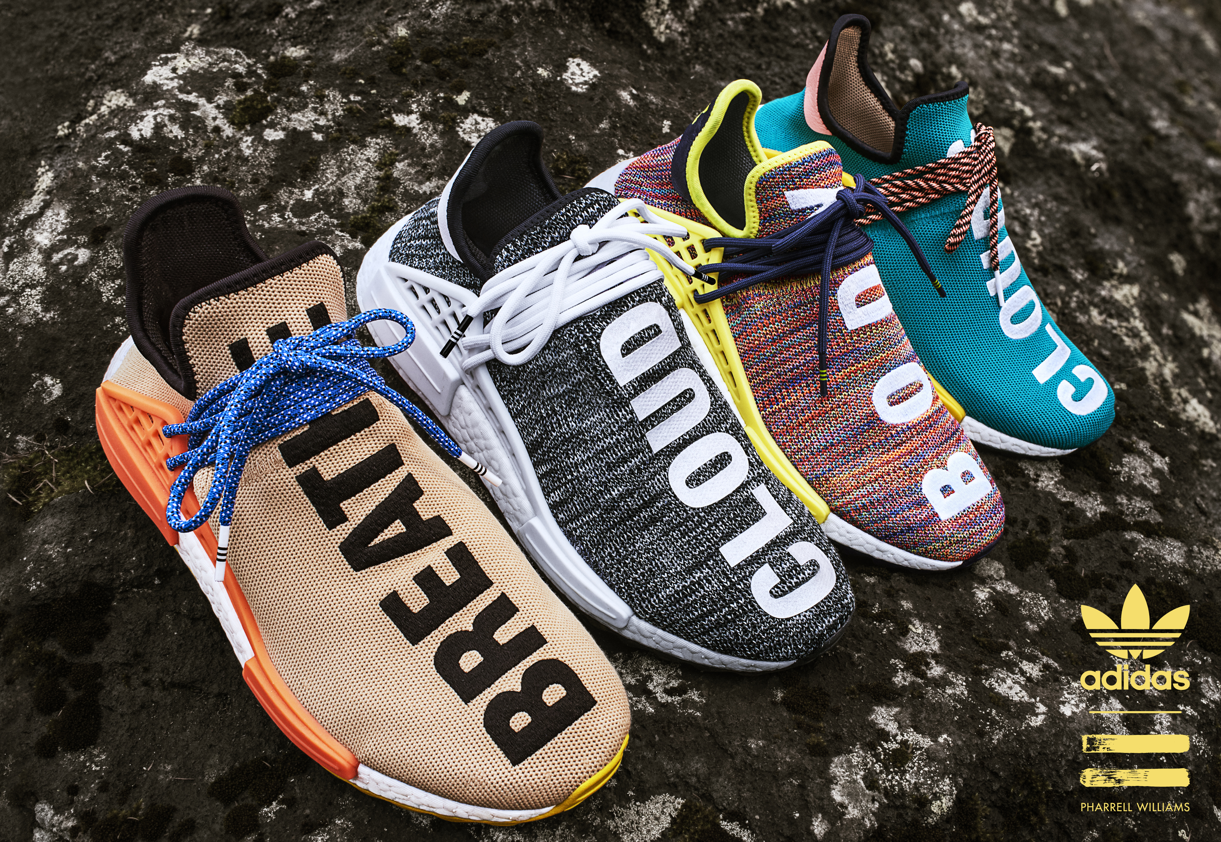 refer Melodrama Denmark Pharrell x Adidas Originals Hu NMD TR 'Hiking Collection' AC7361 AC7188  AC7359 AC7360 Release Date | Sole Collector