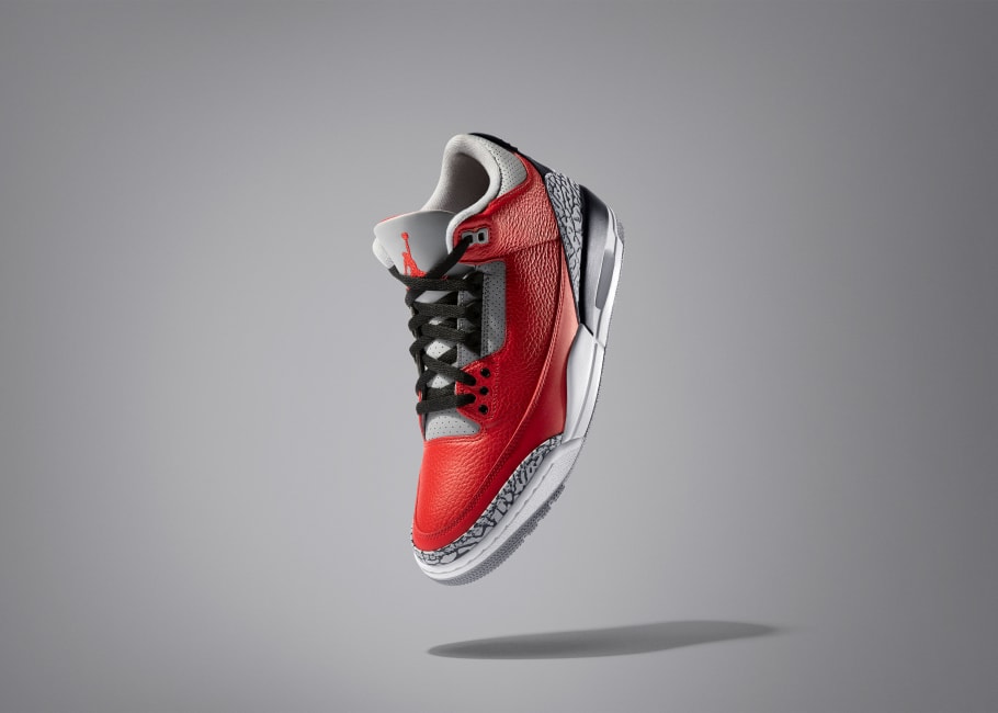 all red jordans 3