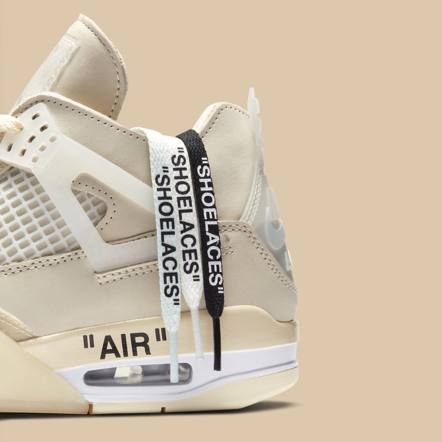 jordan 4 off white pink sail