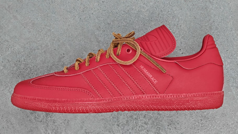 Adidas red human race cheap