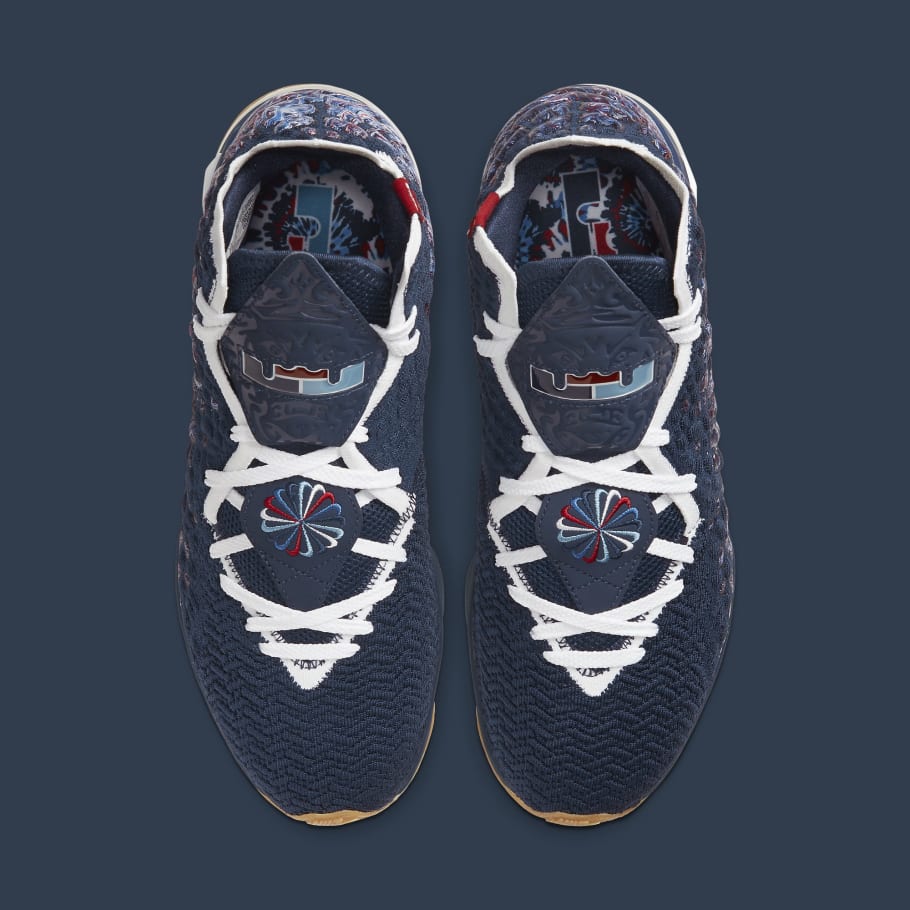 lebron 17 navy blue