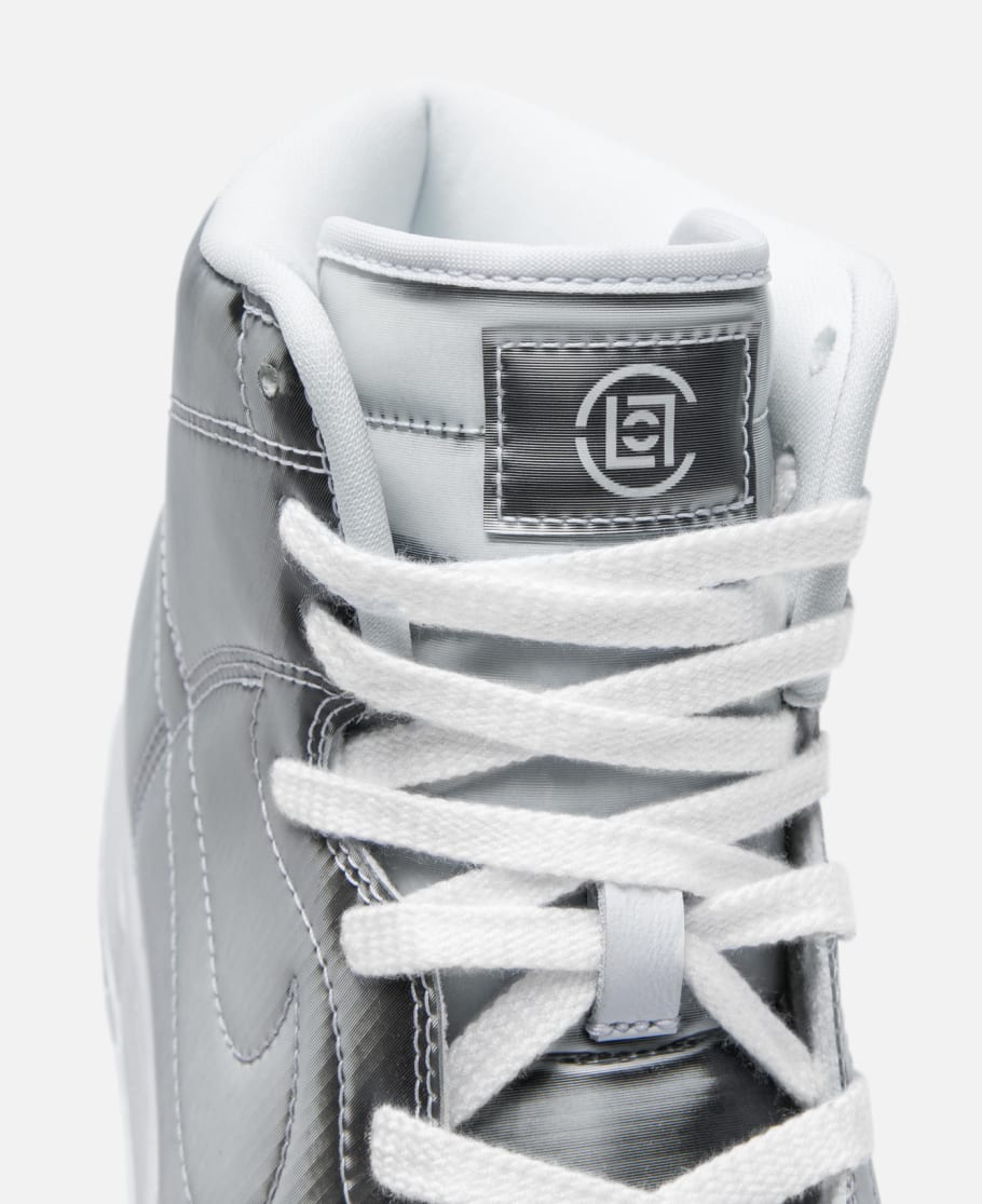 Clot x Nike Dunk High Silver 2022 Sneaker Collab Release Date 