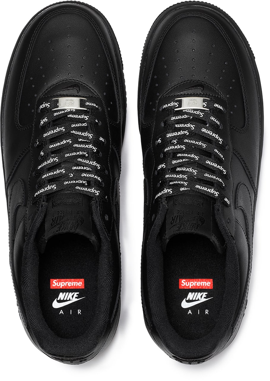 当店だけの限定モデル Supreme × Nike Air Force 1 Low Black