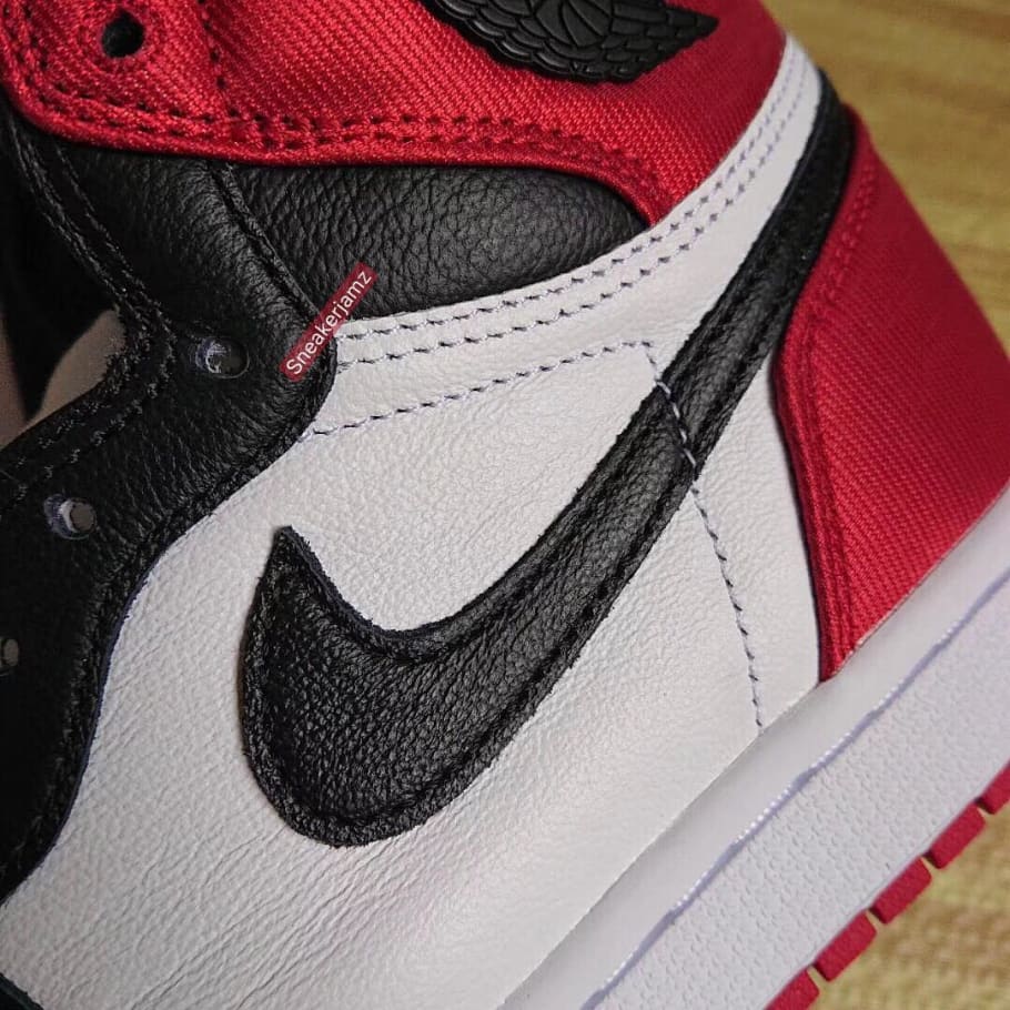black satin toe 1s
