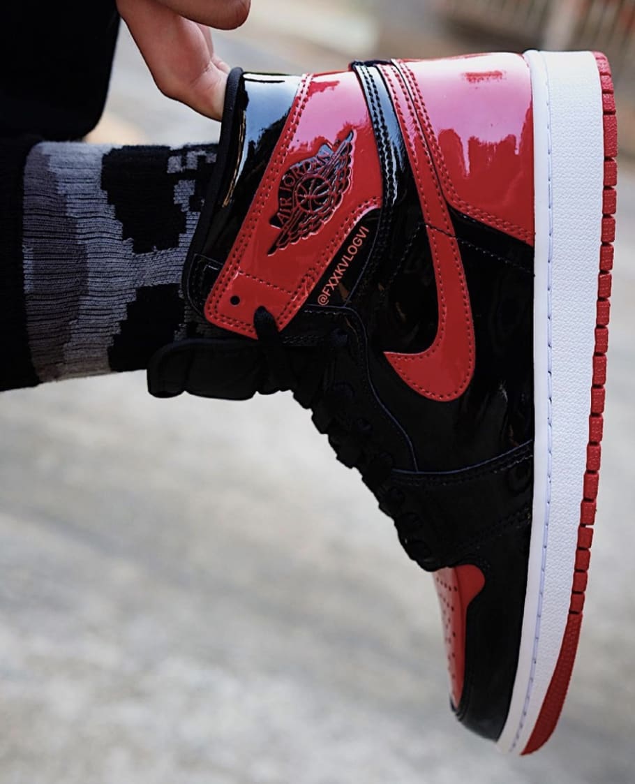 jordan 1 bred patent leather release date