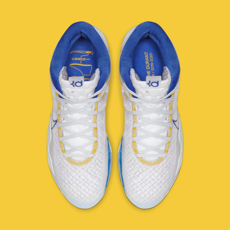 nike kd 12 warriors home