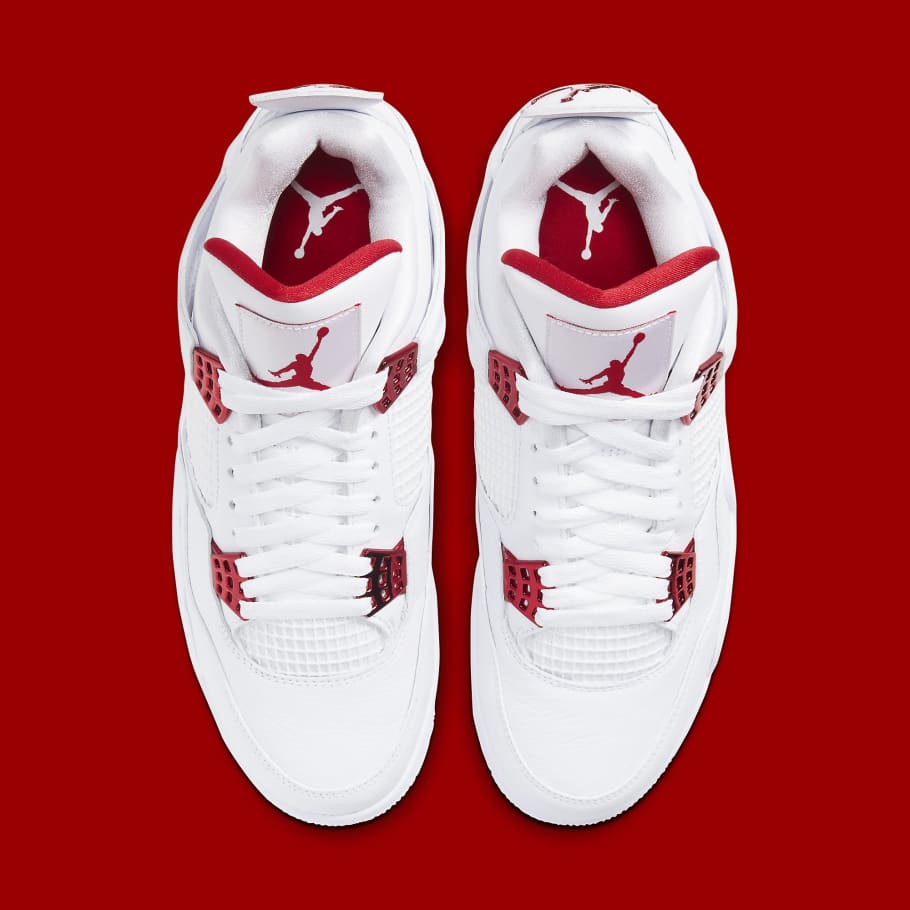 red and white metallic 4s