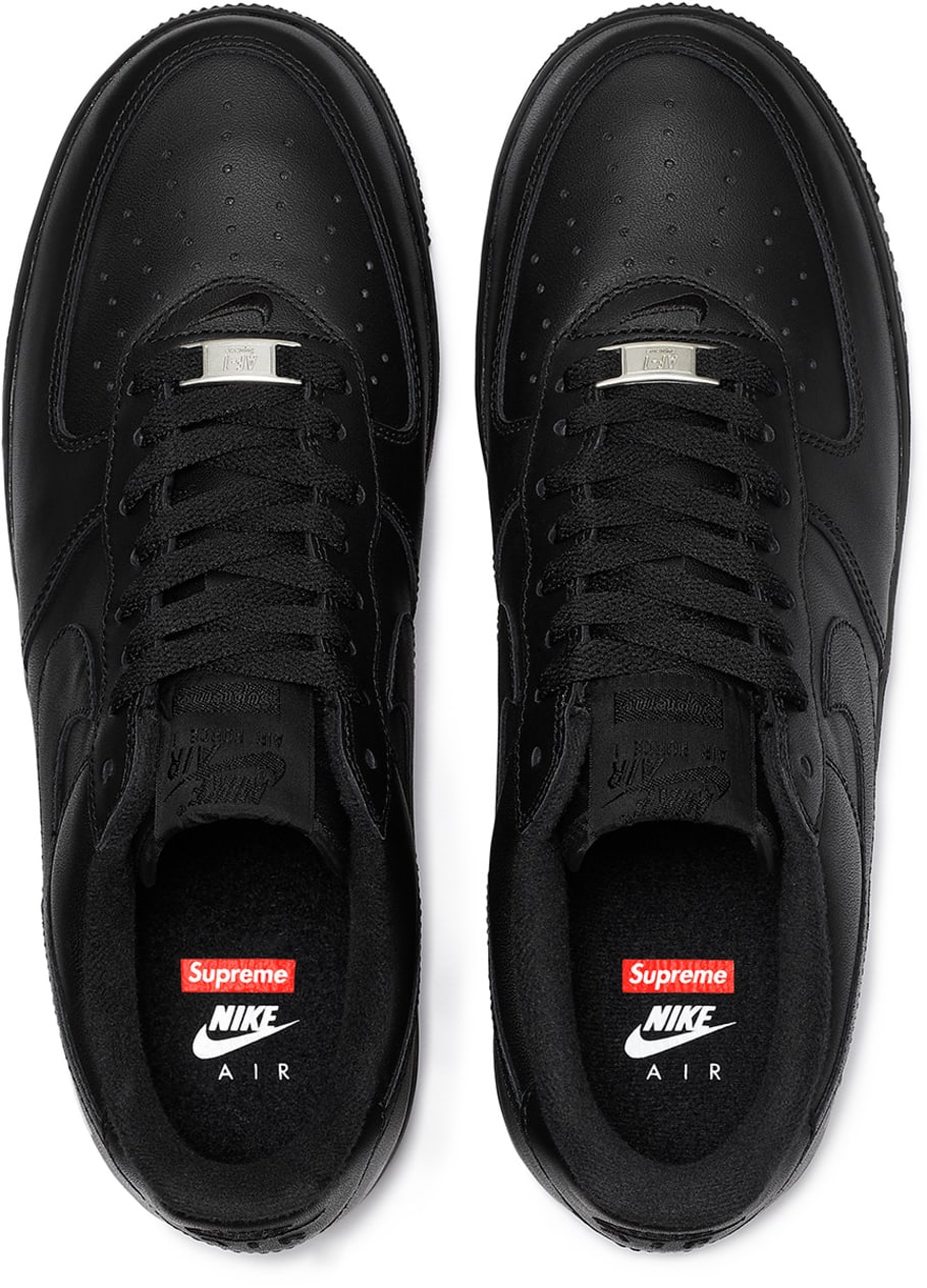 air force 1 low black supreme