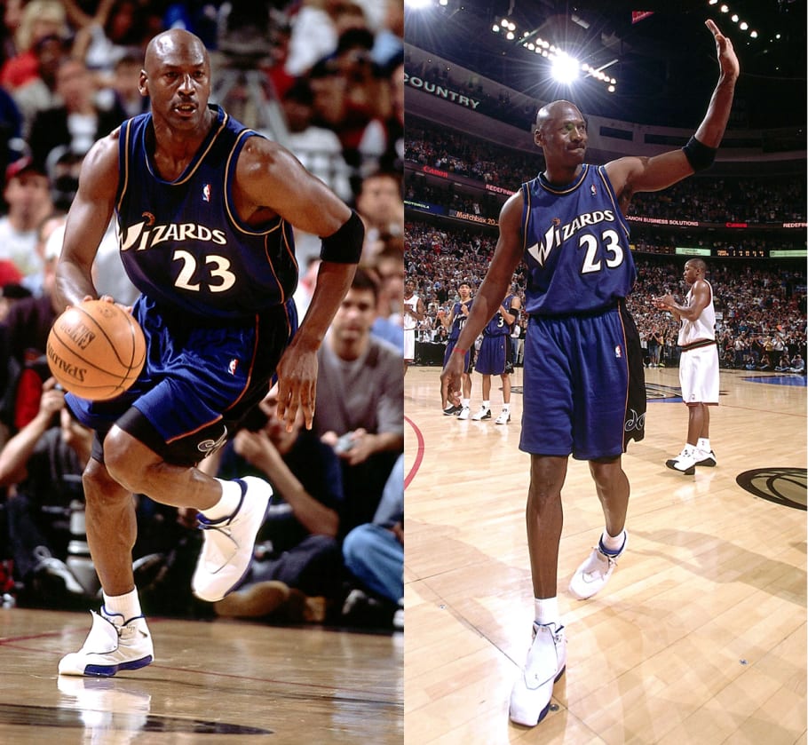 michael jordan in game shoes