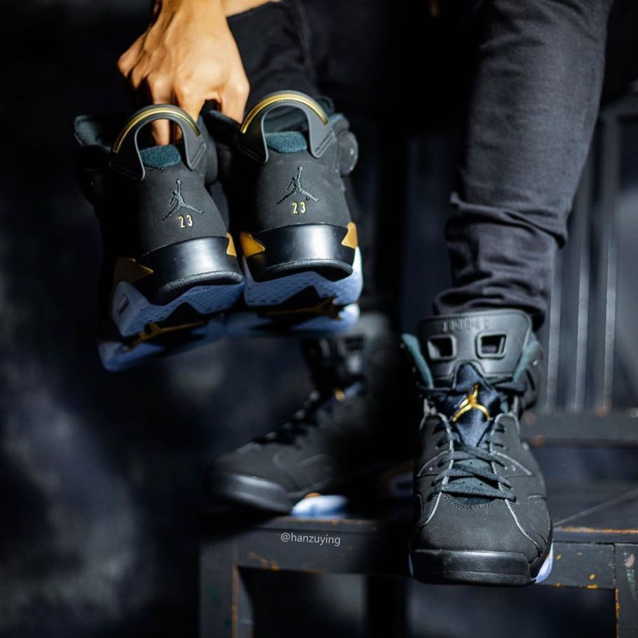 jordan 6 defining moments on feet