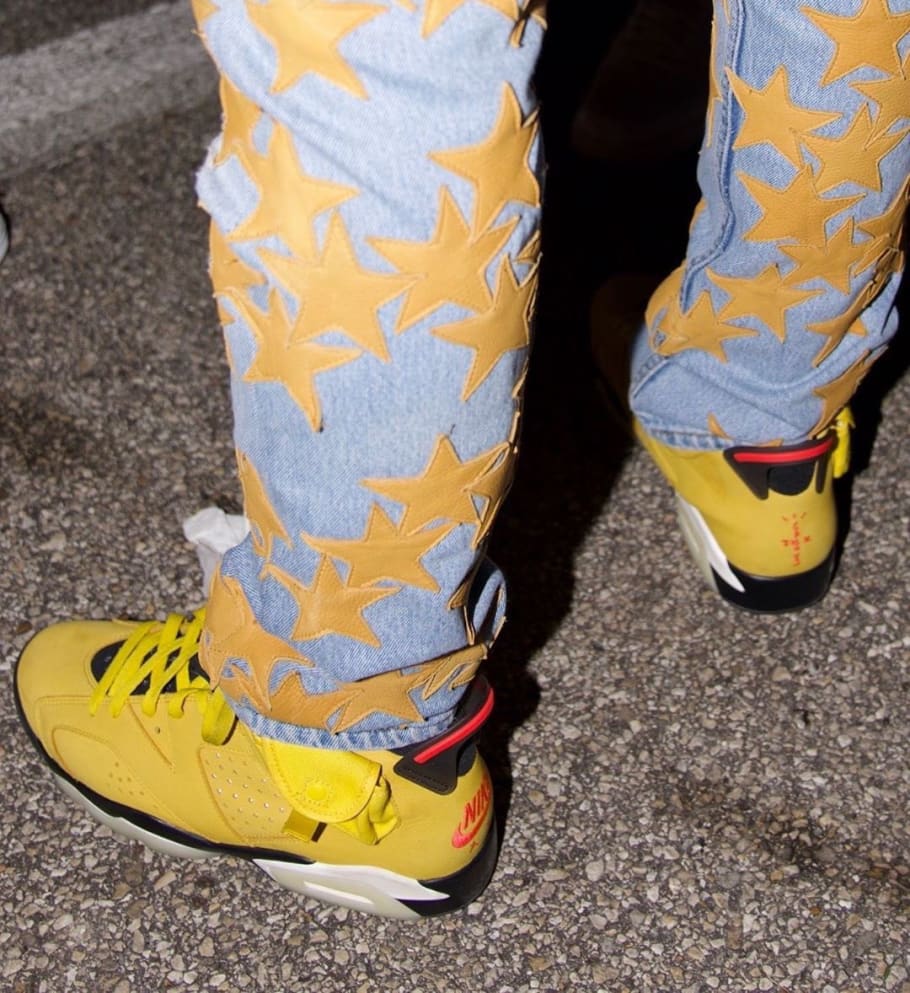 yellow travis scott jordan 6