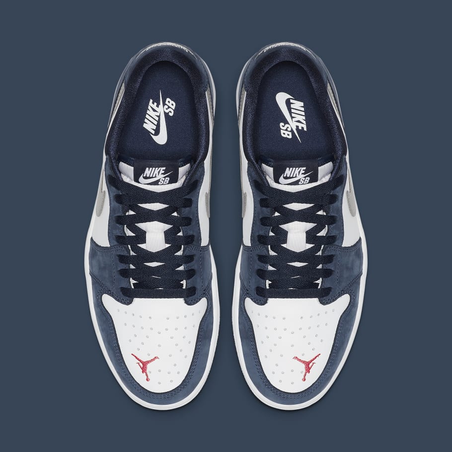 nike sb air jordan 1 low qs midnight navy