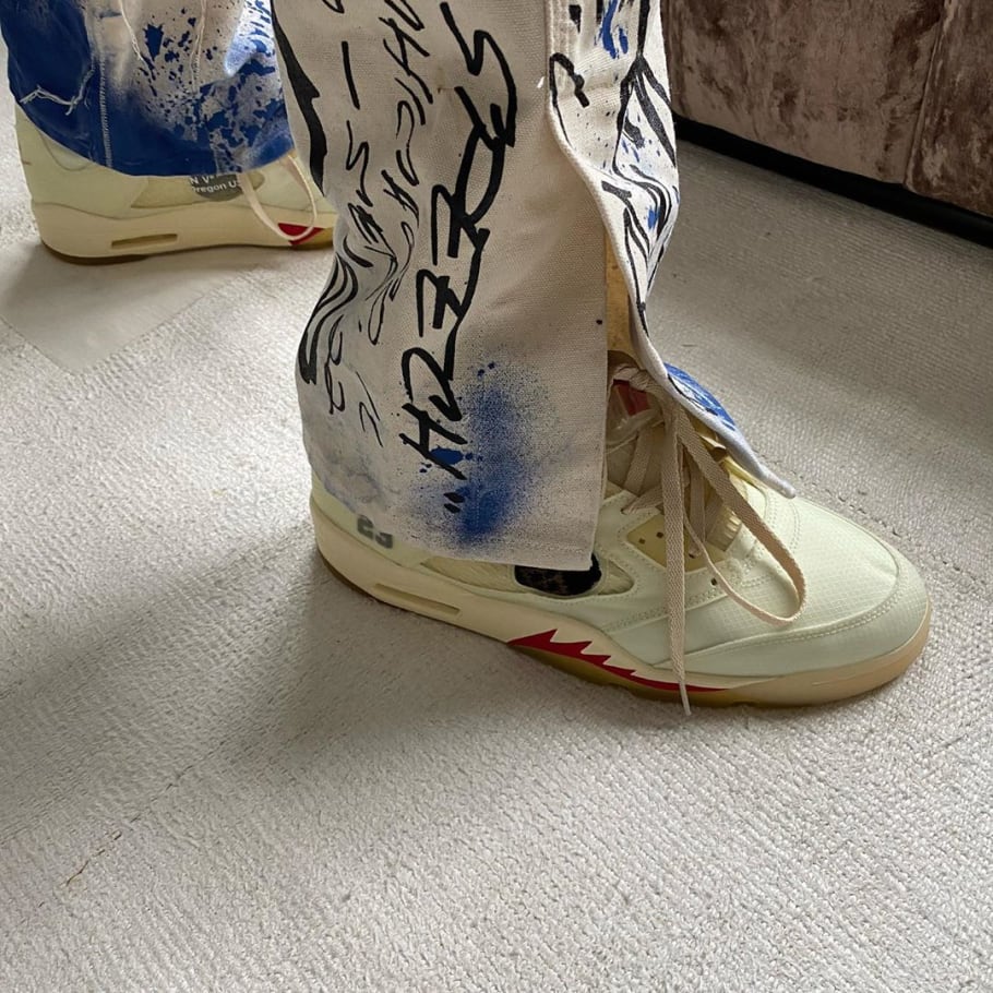 off white 5 on foot